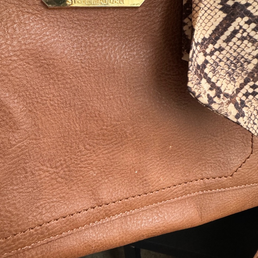 Steve Madden Brown Leather Handbag - Picture 10 of 10